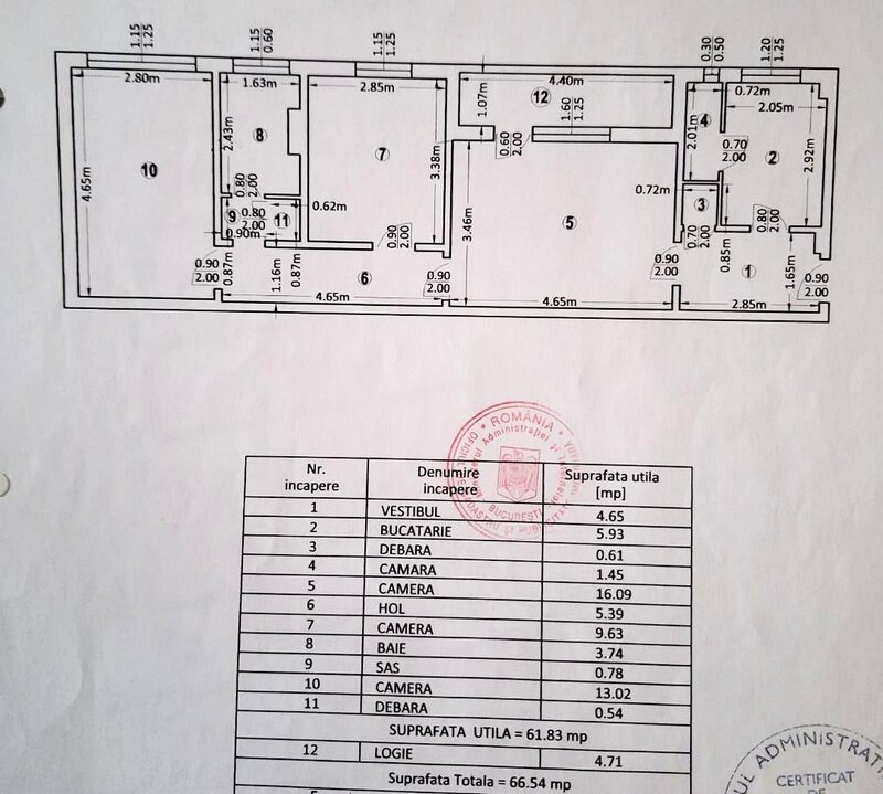 Titan, Policlinica, apartament 3 camere, etaj 2/4, centrala proprie